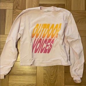 Outdoor voices RARE long sleeve